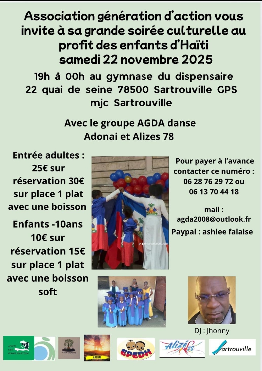 Soirée culturelle au profit des enfants d’Haïti