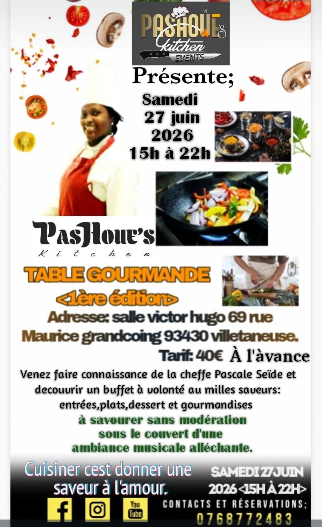 Table gourmande 1ere edition