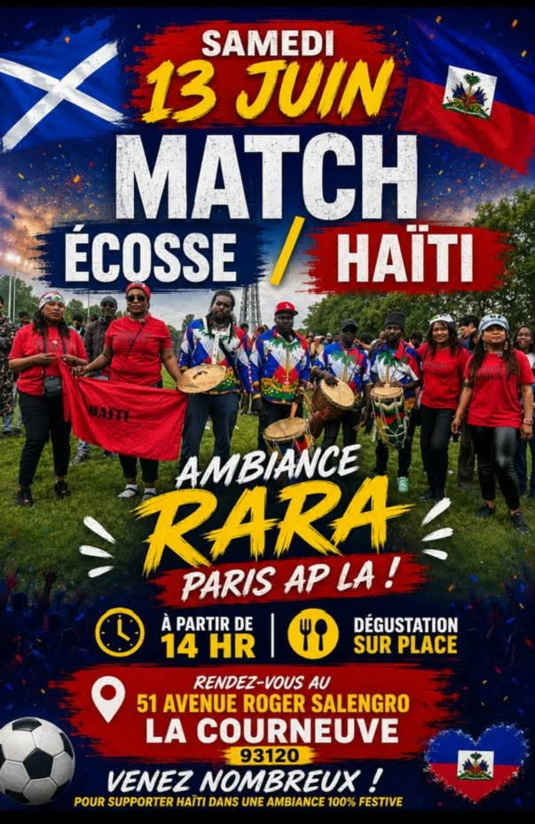 Match Haiti- Ecosse